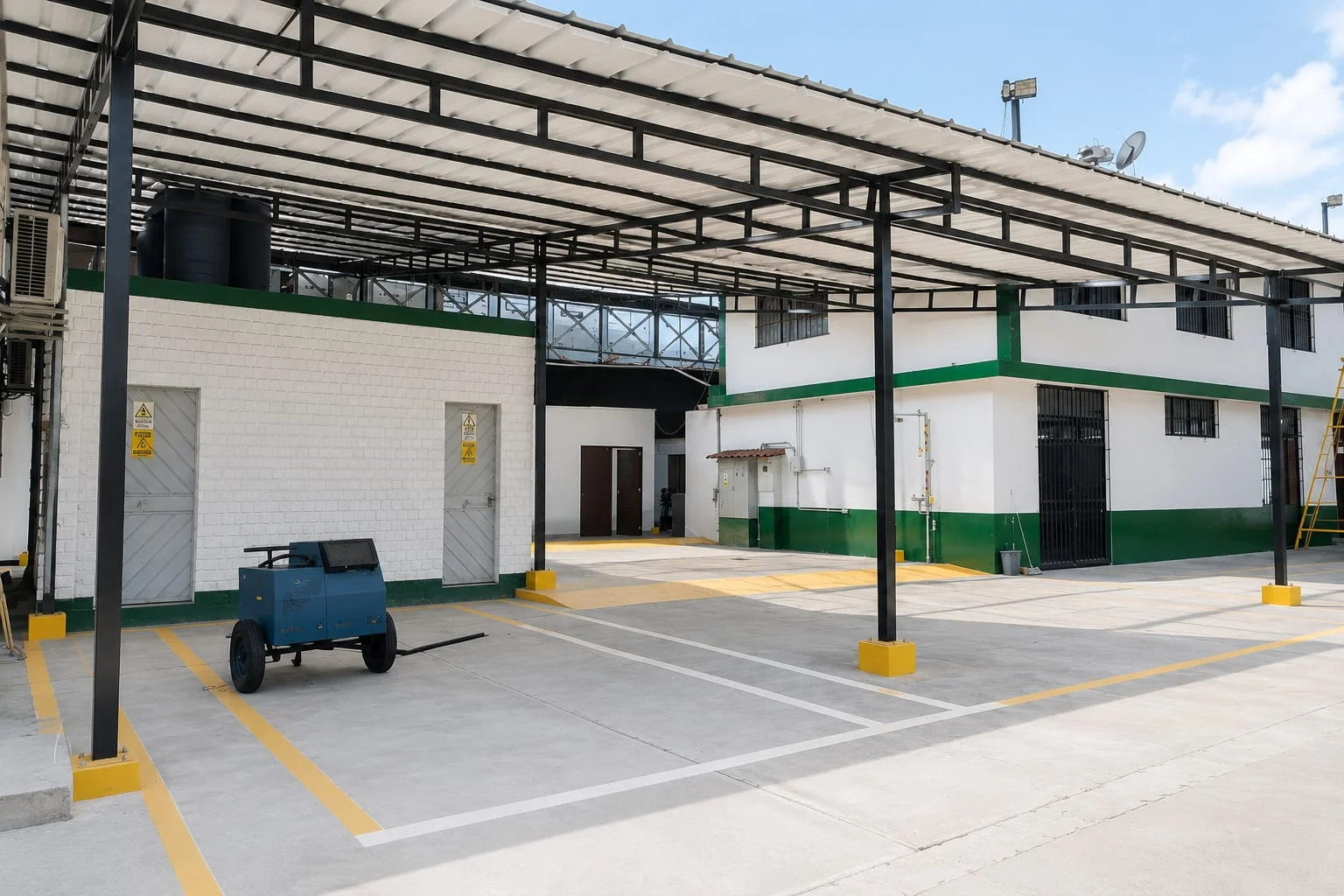 Estructura metálica industrial diseñada por PETRUS Perú